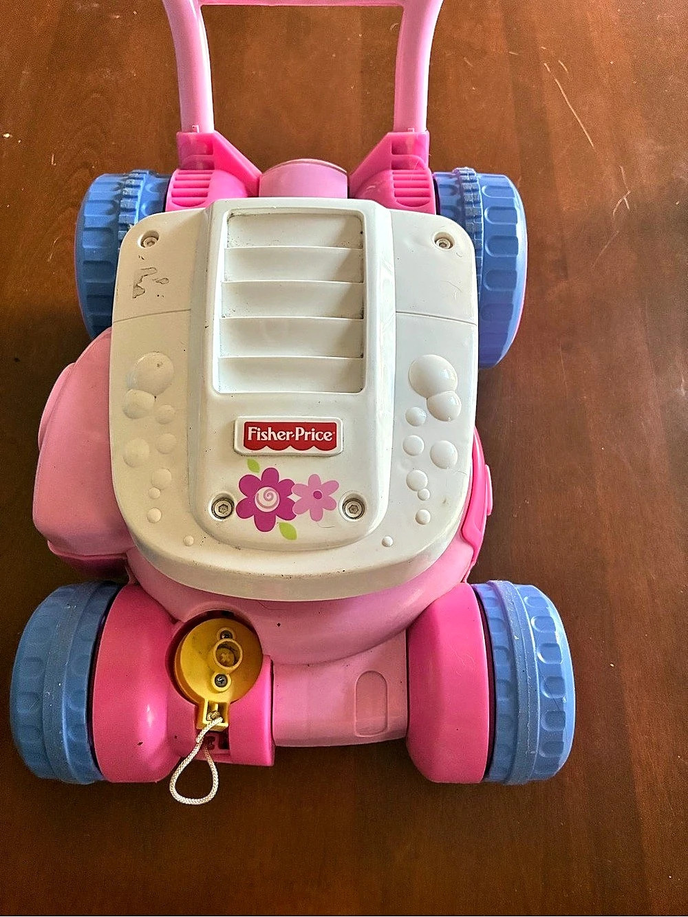 Fisher-Price Bubble Mower Learning Toy Pink & Blue